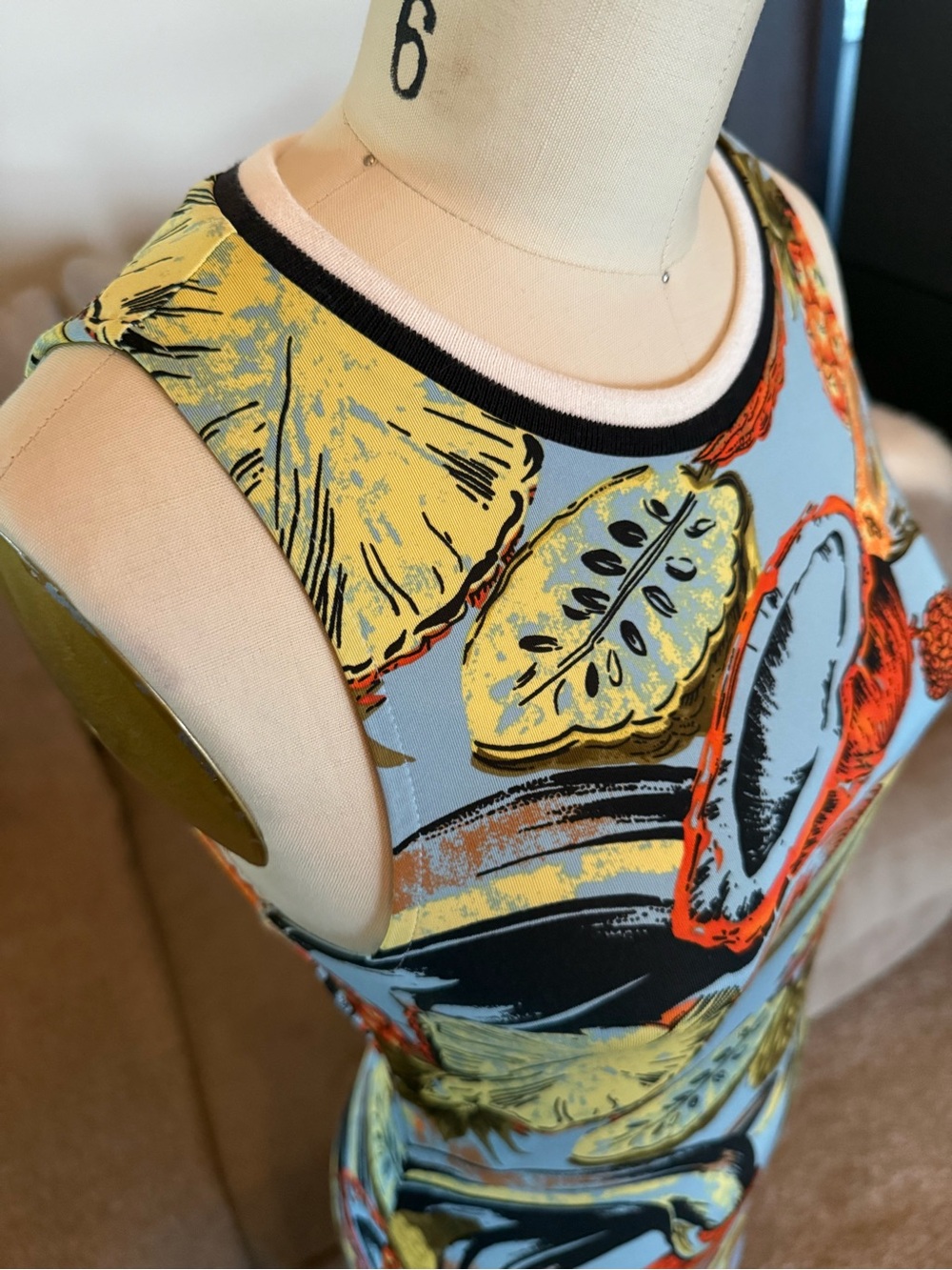 Fruity Bodycon Tank Dress - Picture 2 of 8